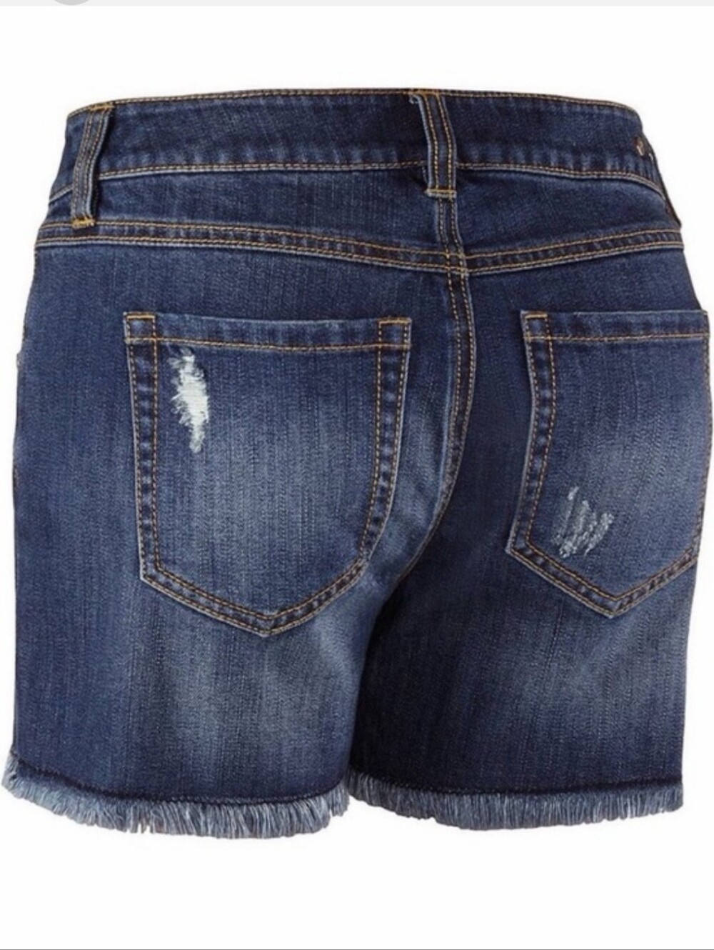 CAbi Beach Club Wash Raw Hem Tomboy  Denim Shorts Style #5243 - Picture 3 of 13